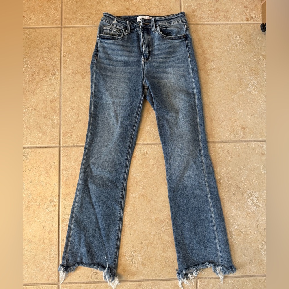 Lovervet by Vervet Raw Edge High Rise Jeans Size 3/26